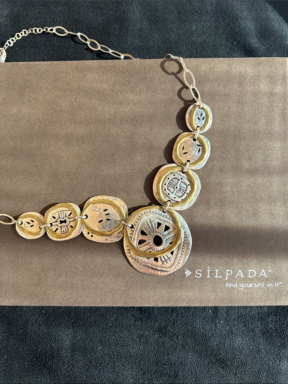 Silpada N2861 boho bib Necklace